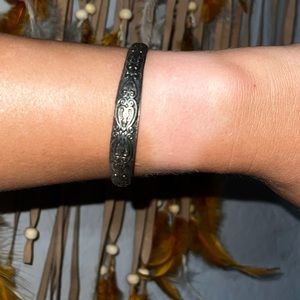 Simple silver arm cuff
